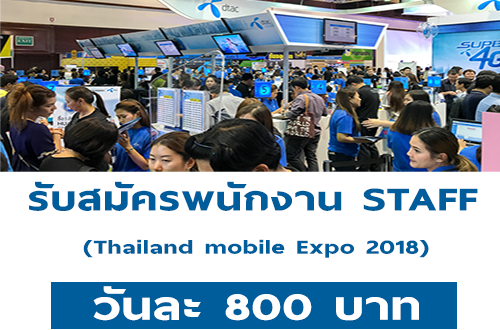 รับสมัครพนักงาน STAFF เชียร์ขายซิม DTAC (วันละ 800 บาท)